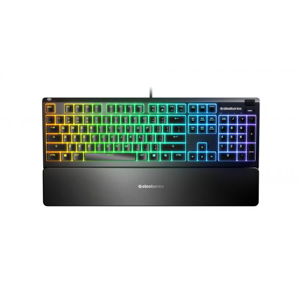 Steelseries Apex 3 PC Keyboard (SteelSeries Apex 3 Gaming Keyboard - Cable Connectivity - USB Interface - English [UK] - Black) - Versione UK