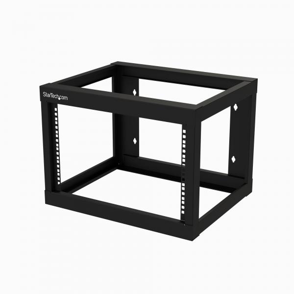 StarTech.com Armadio Server Rack a muro 6U - Telaio aperto - 18 in. di profondità (6U WALL MOUNT RACK 2 POST - NETWORK IT EQUIPMENT AV RACK)