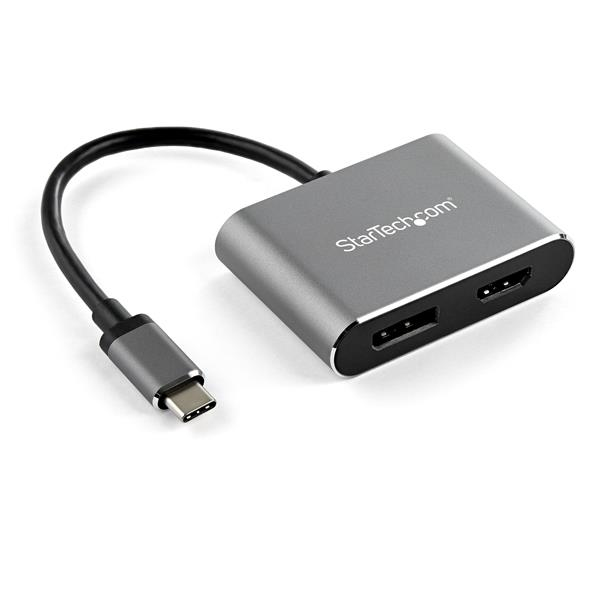StarTech.com Adattatore USB-C a DisplayPort o HDMI - 4K 60Hz (USB C MULTIPORT VIDEO ADAPTER - CONVERTER HDMI DP DONGLE USBC)