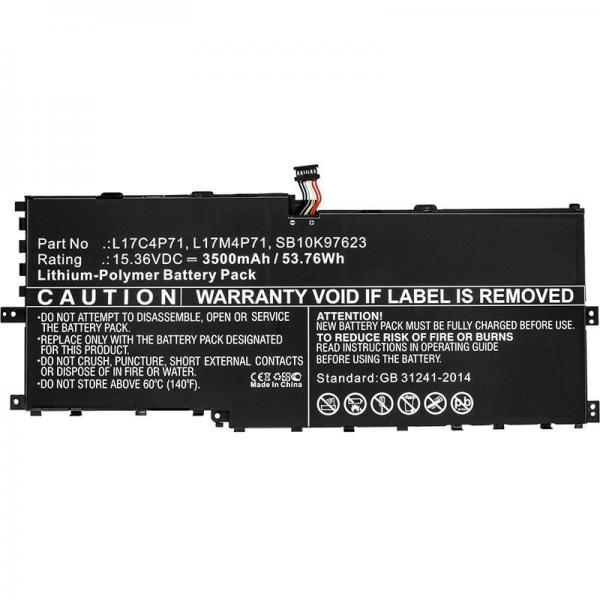 CoreParts MBXLE-BA0129 ricambio per laptop Batteria (Laptop Battery for Lenovo - 44.08Wh 15.2V 2900mAh 44Wh - Li-Pol 15.17V 2900mAh Black, ThinkPad X1 Yoga 2018 - Warranty: 12M)