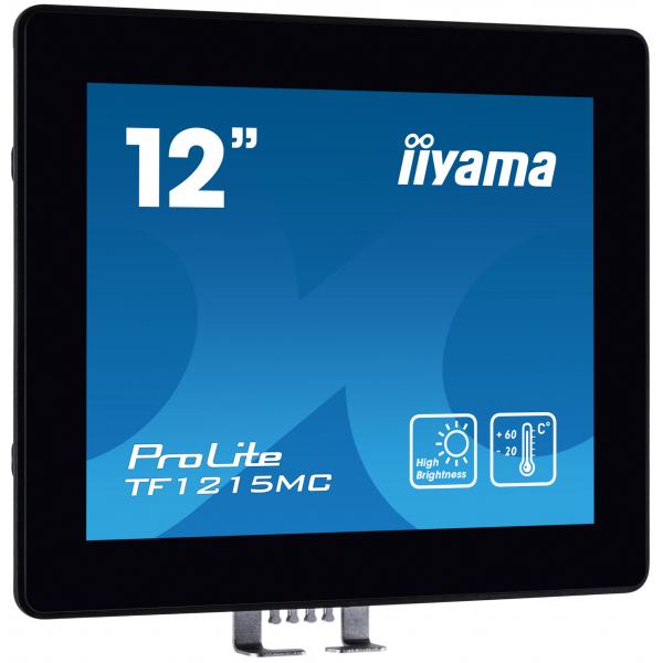 iiyama TF1215MC-B1 Monitor PC 30,7 cm [12.1] 1024 x 768 Pixel LCD Touch screen Nero (iiyama - 12.1' PCAP 10pt touchscreen)