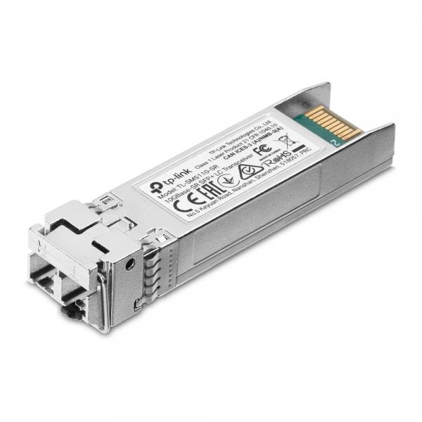 TP-Link TL-SM5110-SR modulo del ricetrasmettitore di rete Fibra ottica 10000 Mbit/s SFP+ 850 nm (TP-Link SM5110-SR 10Gbase-SR SFP+ LC Transceiver)