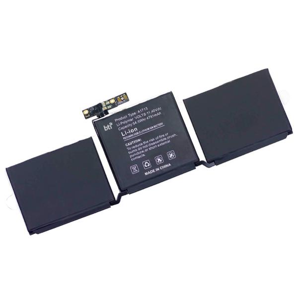 BTI A1713 Batteria (BTI 54.5 6 cell A1713 compatible battery for APPLE A1713 MACBOOK PRO 13 A1708 [2016-2017] MACBOOK PRO 13-INCH 2016 MLL42LL/A)
