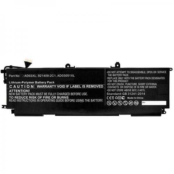 CoreParts MBXHP-BA0212 ricambio per laptop Batteria (Laptop Battery for HP 45.51Wh - 11.1V 4100mAh 45.51WH Li-Pol - 11.1V 4100mAh Envy 13-ad000, Envy 13-AD001NO, Envy 13-AD001TX - Warranty: 12M)
