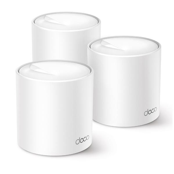 TP-Link Deco X50 [3-pack] Dual-band [2.4 GHz/5 GHz] Wi-Fi 6 [802.11ax] Bianco Interno (TP-LINK AX3000 WH MESH WIFI 6 SYS 3PK)