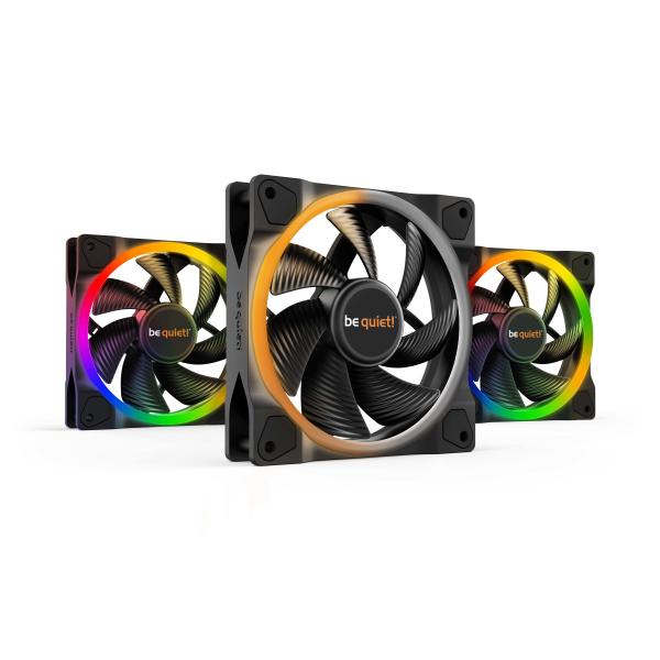 be quiet! Light Wings § 120mm PWM Triple Pack Case per computer Ventilatore 12 cm Nero 3 pz (be quiet! Light Wings § 120mm PWM Trip)