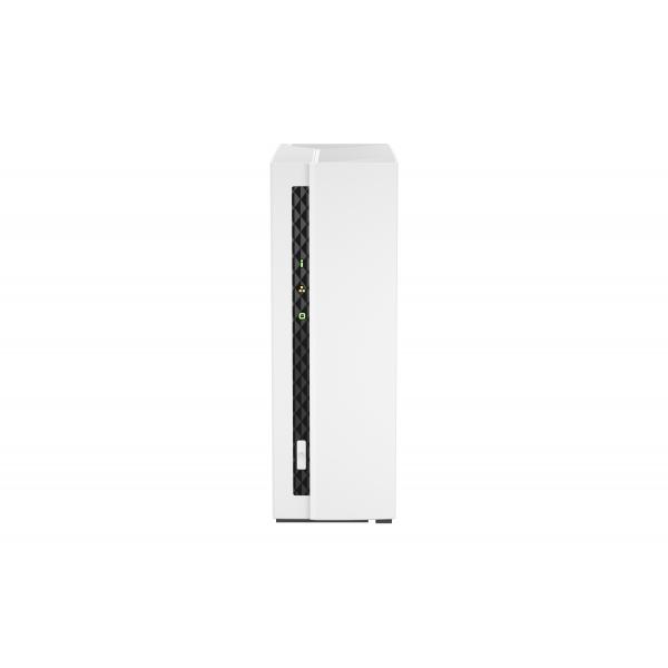 QNAP TS-133 server NAS e di archiviazione Tower Cortex-A55 2 GB DDR4 0 TB QNAP Turbo System Bianco (QNAP TS-133 - NAS server - SATA 6Gb/s - RAM 2 GB - Gigabit Ethernet)