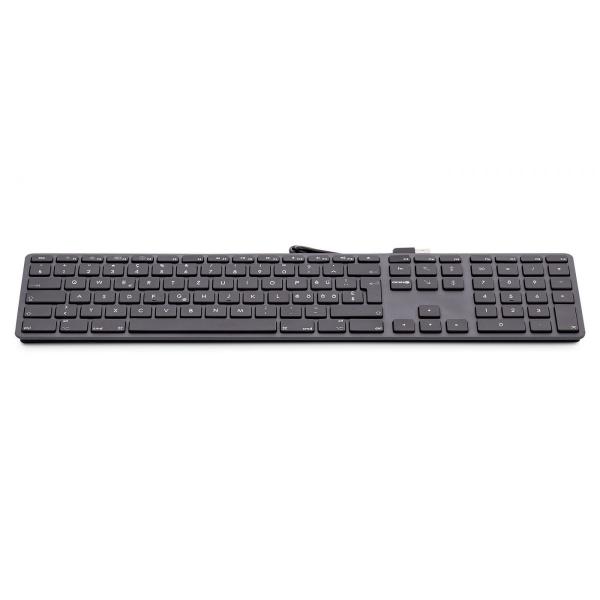 LMP KB-1243 tastiera Universale USB Italiano Grigio (USB numeric Keyboard KB-1243, - 110 keys, 2x USB, aluminum, - Italian layout, macOS, space grey - Warranty: 12M)