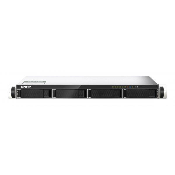 QNAP TS-435XEU NAS Rack [1U] Marvell CN9131 4 GB DDR4 0 TB QNAP QTS Nero, Grigio (QNAP TS-435XeU - NAS server - 4 bays - rack-mountable - SATA 6Gb/s - RAID 0, 1, 5, 6, 10, JBOD - RAM 4 GB - 2.5 Gigab