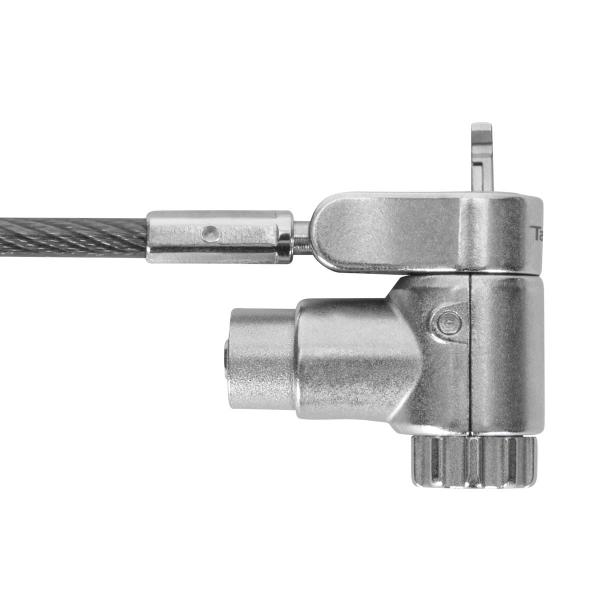 Targus ASP95MKGLX-25 cavo di sicurezza Argento 2 m (Targus DEFCON Ultimate - Blocco cavo di sicurezza - a chiave universale, con testa del lucchetto adattabile - argento - 2 m [pacchetto di 25])