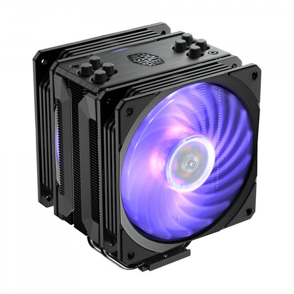 Cooler Master Hyper 212 RGB Black Edition w/LGA1700 Processore Refrigeratore 12 cm Nero (Hyper 212 Rgb Black Edition - W/Lga1700 Computer Case, - Processor 12 Cm - Warranty: 12M)