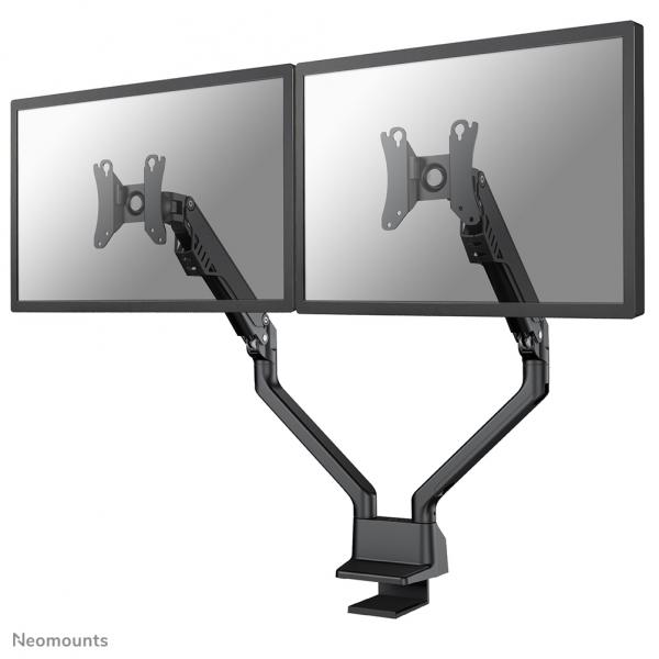 Neomounts FPMA-D750DBLACK2 Braccio per monitor 10-32 - molla a gas - Topfix - 180°-stop (NEWSTAR FLAT SCREEN DESK MOUNT - [CLAMP/GROMMET] BLACK 10-32IN)