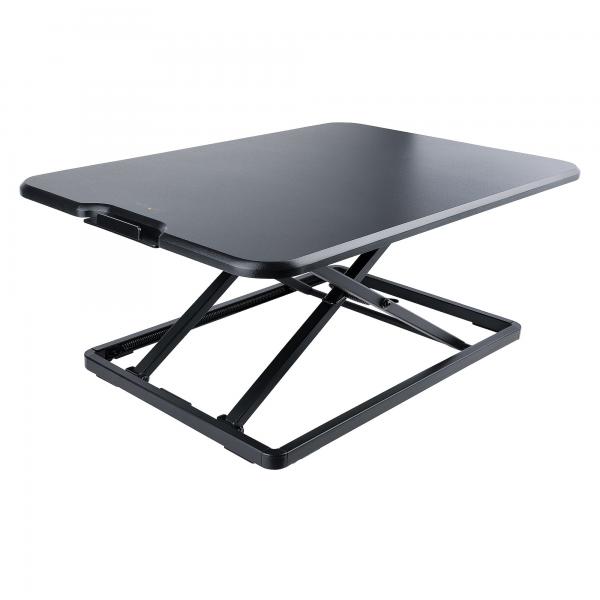 StarTech.com Standing Desk per Notebook - Convertitore Scrivania Regolabile in Altezza da 4,5 a 40cm - Postazione Smart Working Sit-Stand Ergonomica - Supporta fino a 8kg (STANDING DESK CONVERTER/RIS