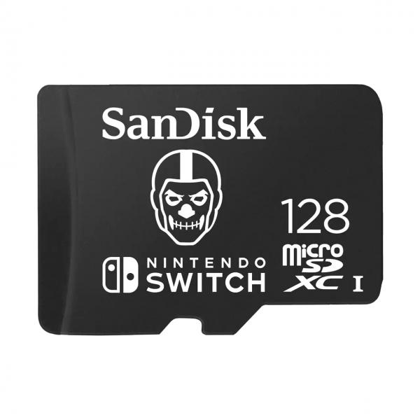 SanDisk SDSQXAO-128G-GN6ZG memoria flash 128 GB MicroSDXC UHS-I (NINTENDO MICROSD UHS I CARD - 128GB FORTNITE ED. SKULL TROOPER)