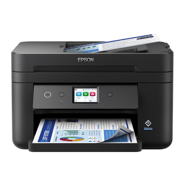 Epson WorkForce WF-2960DWF stampante multifunzione A4 getto d'inchiostro [stampa, scansione, copia], Display LCD 6.1 cm, ADF, WiFi Direct, AirPrint, 3 mesi di inchiostro incluso con ReadyPrint (Epson