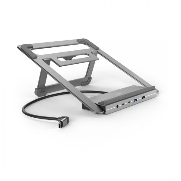 Hama Connect2Office Stand Supporto per computer portatile Antracite (Hama USB-C-Docking-Station Connect2Off)