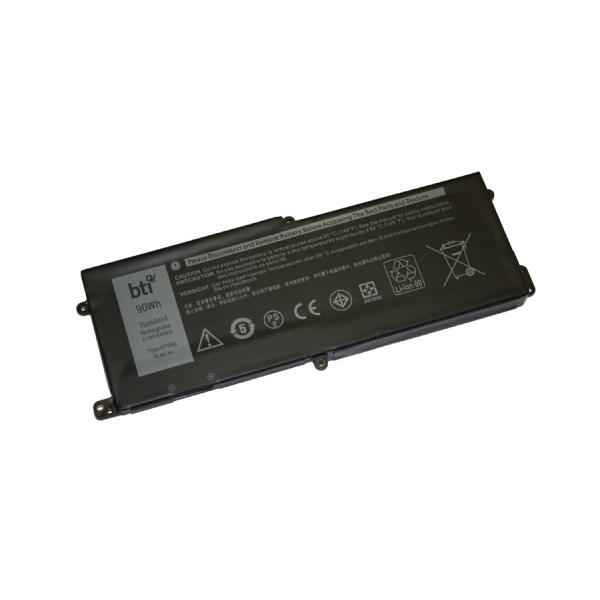 BTI DT9XG Batteria (BTI 90Wh 6 cell DT9XG compatible battery for DELL ALIENWARE AREA 51M R2 ALIENWARE AREA 51M R1)