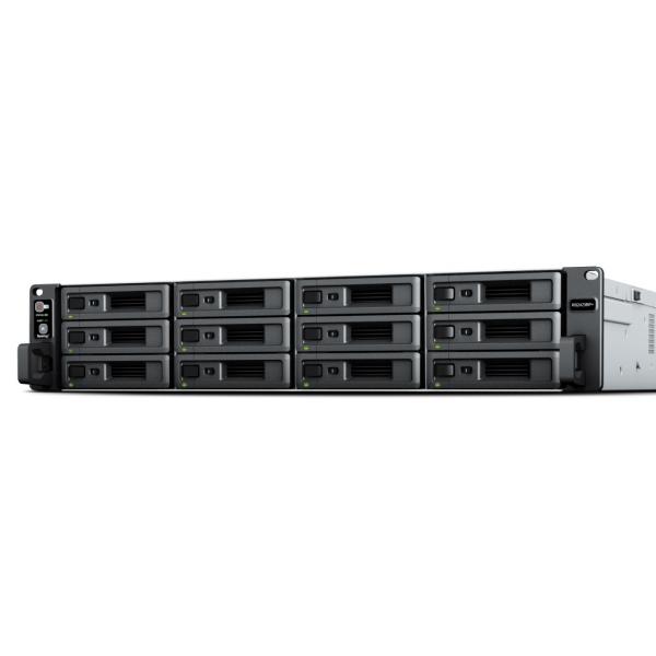 Synology RackStation RS2423+ server NAS e di archiviazione Armadio [2U] Ryzen Embedded V1780B 8 GB DDR4 0 TB DiskStation Manager Nero, Grigio (SYNOLOGY RACKSTATION RS2423+,12-BAY 8GB RAM 2U)