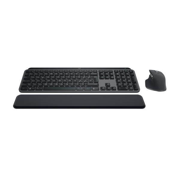 Logitech 920-011609 tastiera Mouse incluso Ufficio Bluetooth QWERTY Italiano Grafite (Logitech MX Keys S Combo - Set mouse e tastiera - retroilluminato - senza fili - Bluetooth LE - QWERTY - italiana