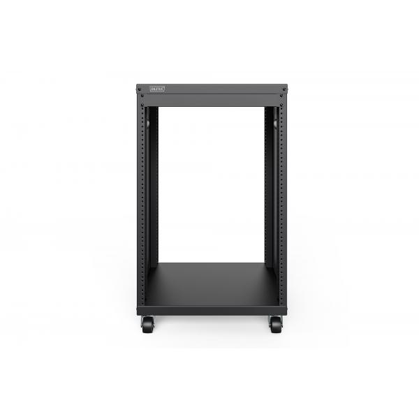 Digitus Rack universale per apparecchiature da 19 pollici con rotelle, 16UH (UNI 19-INCH RACK WITH CASTORS 16U)