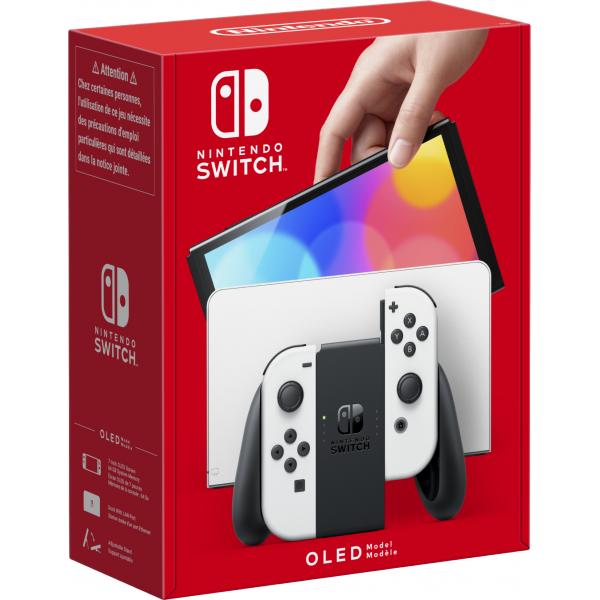 Nintendo Switch [modello Oled] Bianco, schermo 7 pollici (Switch Oled - Warranty: 12M)