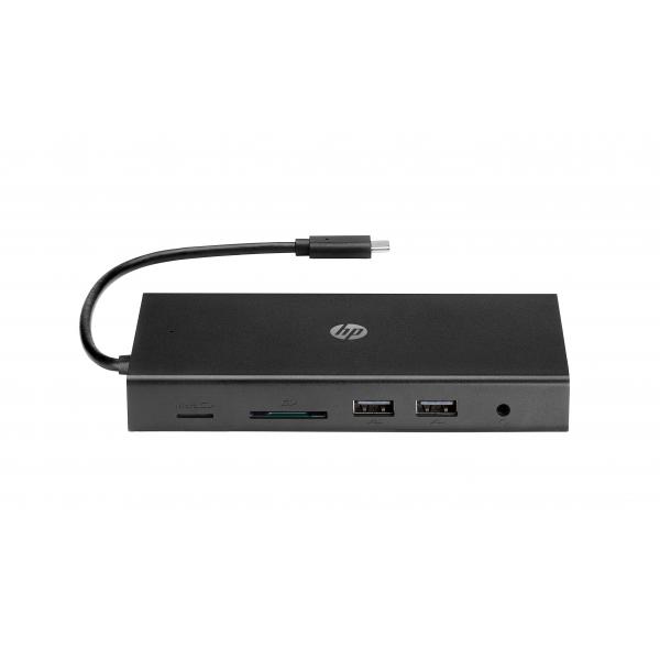 HP Hub multiporta USB-C da viaggio (Travel Usb-C Multi Port Hub - Warranty: 12M)