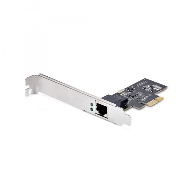 StarTech.com Scheda di Rete PCIe a 1 porta 2,5 Gbps NBASE-T, Intel&reg; I225-V, NIC Ethernet MultiGigabit per computer, scheda LAN PCI Express per server (2.5G PCIE NETWORK CARD - - NBASE-T ETHERNET