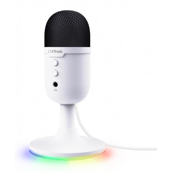 Trust GXT 234P Yunix Bianco Microfono da tavolo (GXT234W YUNIX USB MICROPHONE WH)