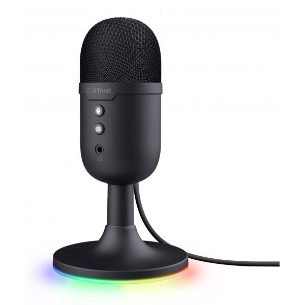Trust GXT 234P Yunix Nero Microfono da tavolo (GXT234 YUNIX USB MICROPHONE BLK)