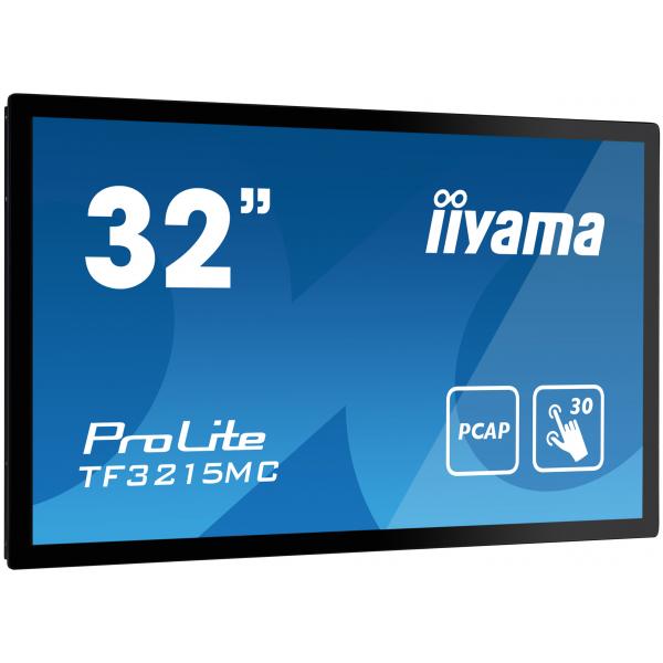 iiyama ProLite TF3215MC-B2 Monitor PC 80 cm [31.5] 1920 x 1080 Pixel Full HD LED Touch screen Chiosco Nero (iiyama ProLite TF3215MC-B2 computer monitor 80 cm [31.5'])