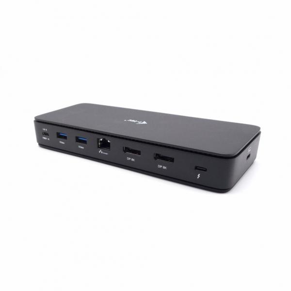 i-tec Thunderbolt 4 Dual DisplayPort Docking Station PRO + Power Delivery 92 W (I-TEC TB4 GEN 3 DOCK 2X DISPLAY - 7XUSB 2.5GLAN PD92W 1M TB4 CABLE)