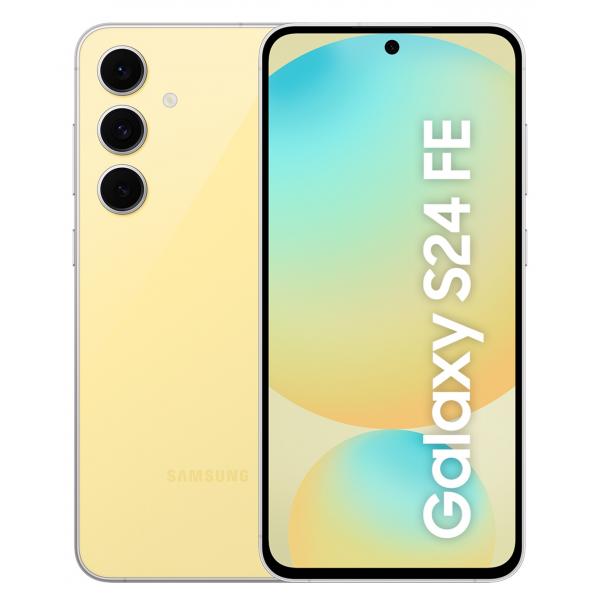 Samsung Galaxy S24 FE 17 cm [6.7] Doppia SIM Android 14 5G USB tipo-C 8 GB 128 GB 4700 mAh Giallo (SAMSUNG S24 FE 5G S721B YELLOW 8/128GB)