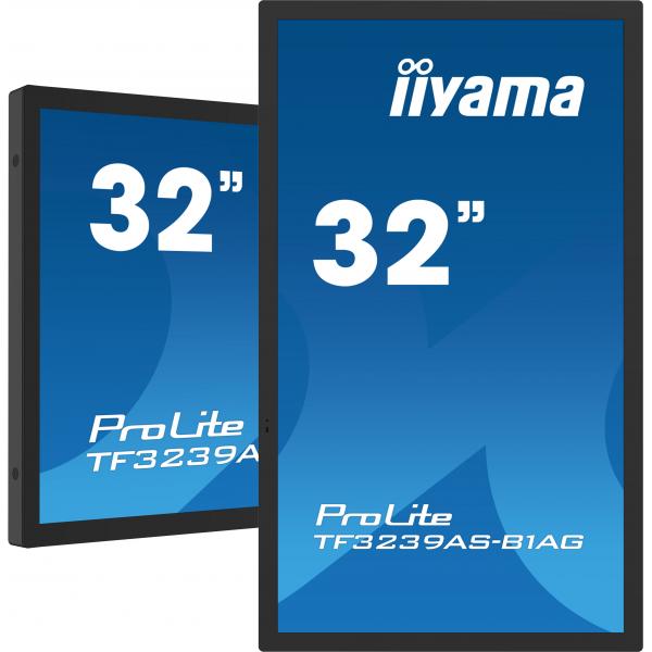 iiyama TF3239AS-B1AG Monitor PC 80 cm [31.5] 1920 x 1080 Pixel Full HD LED Touch screen Nero (iiyama - TF3239AS-B1AG Signage Display 32')