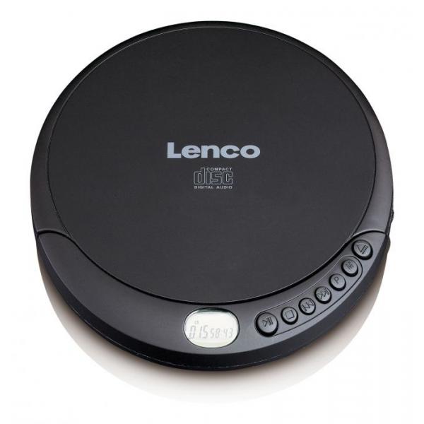 Lenco CD-010 lettore CD Nero Lettore CD portatile (Cd Player Portable Cd Player - Black - Warranty: 12M)