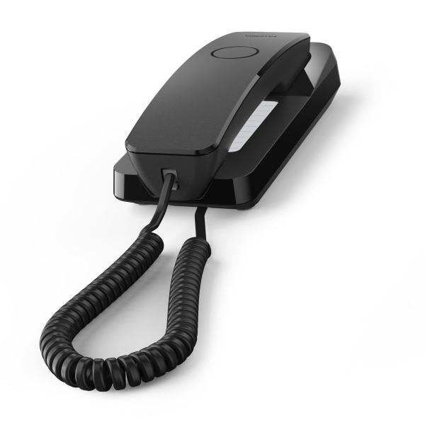 Gigaset DESK 200 Telefono analogico Nero (Desk 200 Analog Telephone - Black - Warranty: 12M)
