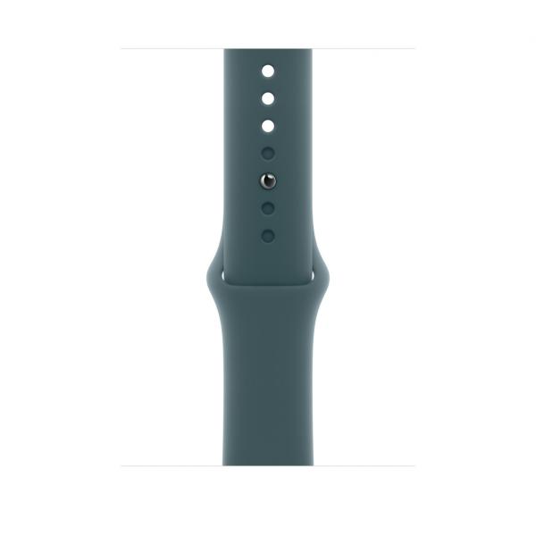 Apple Cinturino Sport verde lago [46 mm] - M/L (-APPLE WATCH 46 LAKE GREEN SB M/L)
