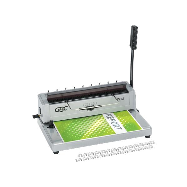 GBC W12 Manual Punch and Wire Binding Machine