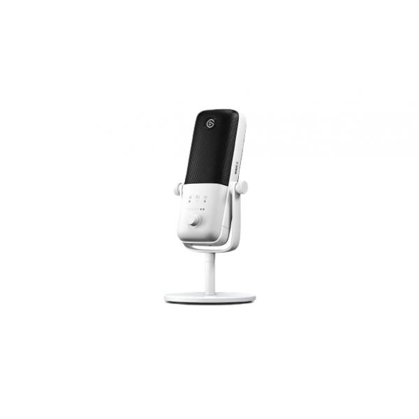Elgato Wave 3 Bianco Microfono da tavolo (Wave 3 White Table Microphone - Warranty: 12M)