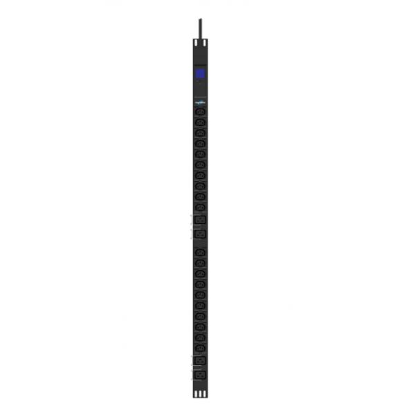 PowerWalker 10133031 unità di distribuzione dell'energia [PDU] 24 presa[e] AC 0U Nero (Bluewalker PDU Powerwalker PHL05 20xC)