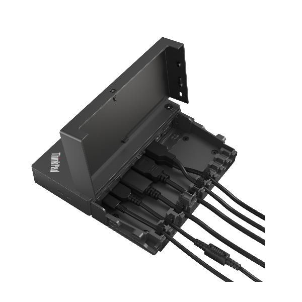 Lenovo ThinkSmart SmartDock Cablato USB 3.2 Gen 2 [3.1 Gen 2] Type-C Nero (ThinkPad Universal USB-C Smart Dock - ThinkSmart Edition)