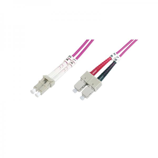 Fiber Patch Cable 50/125 - - LC/SC 10m - OM4 - Warranty: 24M