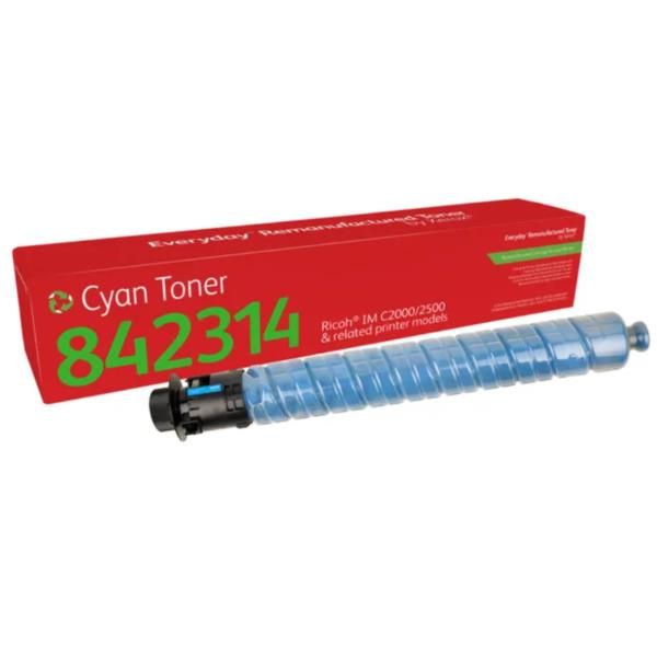 Toner rigenerato Everyday™ di Xerox Ciano compatibile con Ricoh 842314, Capacità standard (EVERYDAY REMANUFACTURED TONER - CYAN REPL. RICOH 842314)