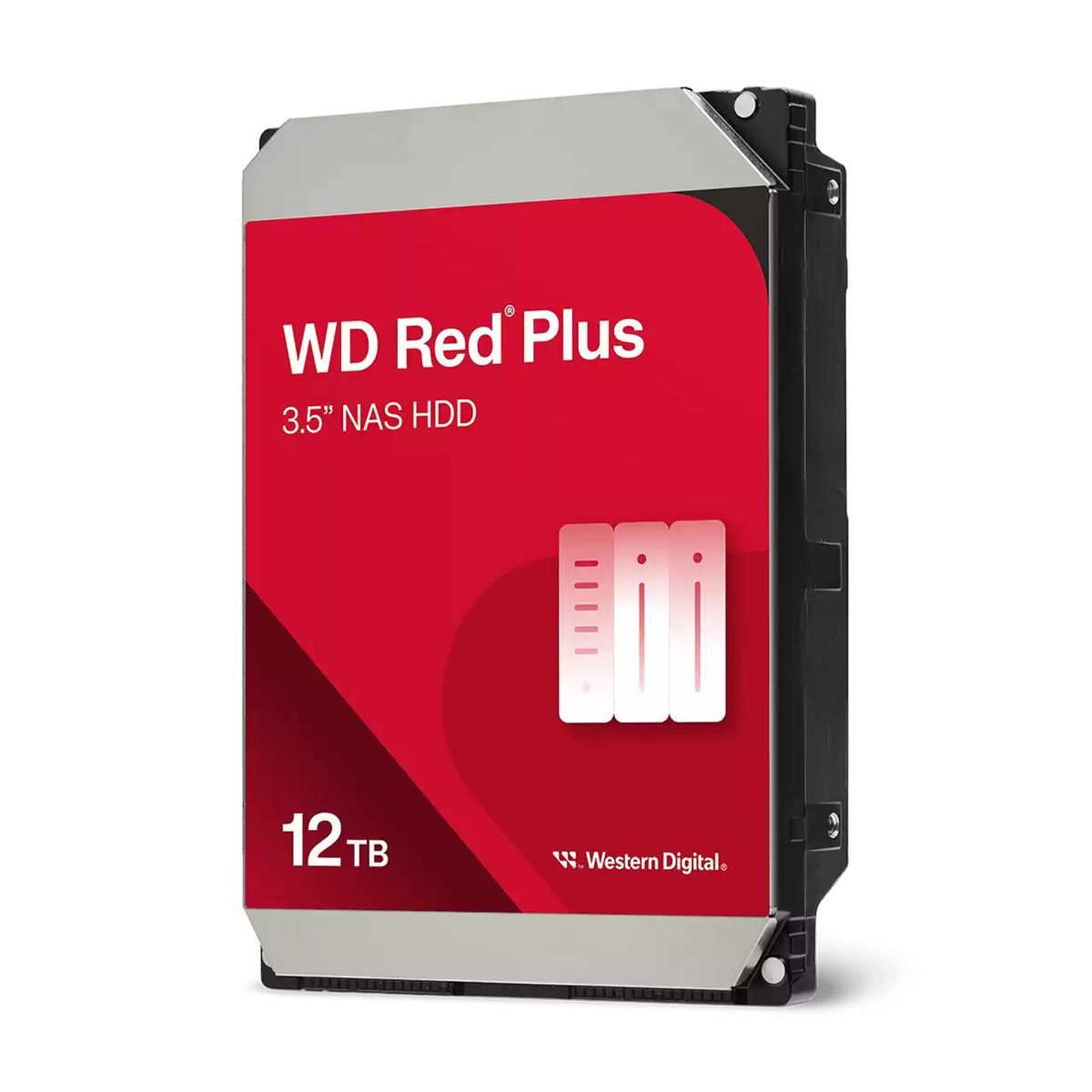 Western Digital Red Plus WD120EFGX disco rigido interno 12 TB 7200 Giri/min 512 MB 3.5 Serial ATA III (HDD Red Plus 12TB 3.5 SATA 512MB)
