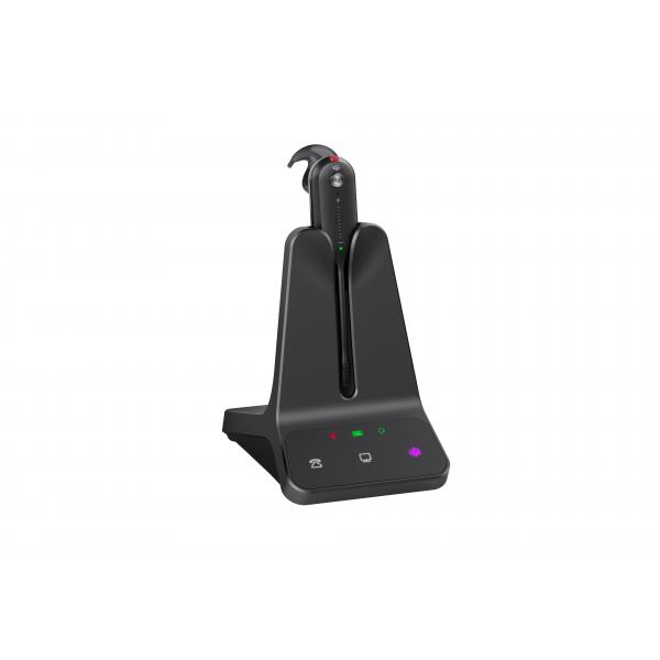 Yealink WH63 E2 Teams Auricolare Wireless A clip Ufficio Nero (YEALINK WH63 E2 TEAMS)