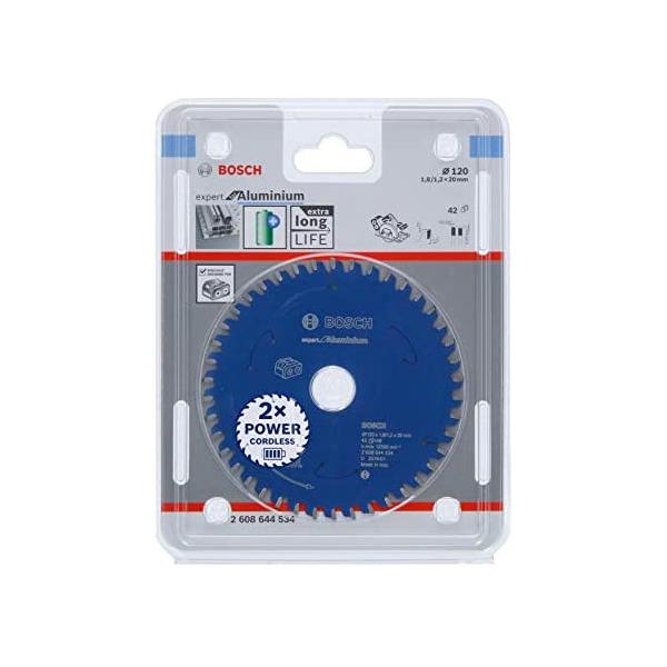 Bosch ?2608644534 lama circolare 12 cm 1 pz (Bosch Expert for Aluminium rundsavskli)