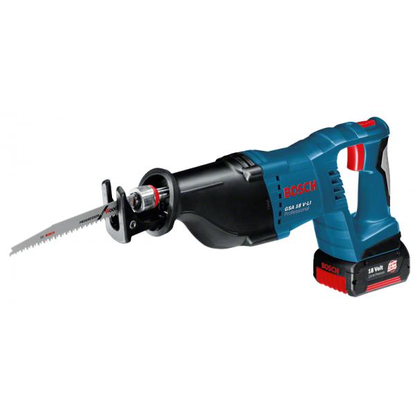 Bosch 0 601 64J 000 sega alternativa 2700 spm [fogli per minuto] Nero, Blu, Rosso, Argento (Bosch GSA 18 V-LI Professional - veksl)