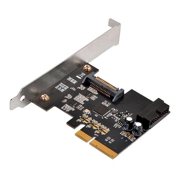 Silverstone ECU04-E scheda di interfaccia e adattatore Interno USB 3.2 Gen 1 [3.1 Gen 1] (SilverStone ECU04-E - USB-adapter - PC)