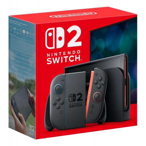 Nintendo Switch 2 console da gioco portatile 20,1 cm [7.9] 256 GB Touch screen Wi-Fi Nero (Switch 2 Portable Game - Console 20.1 Cm [7.9] 256 Gb - Touchscreen Wi-Fi Black - Warranty: 12M)