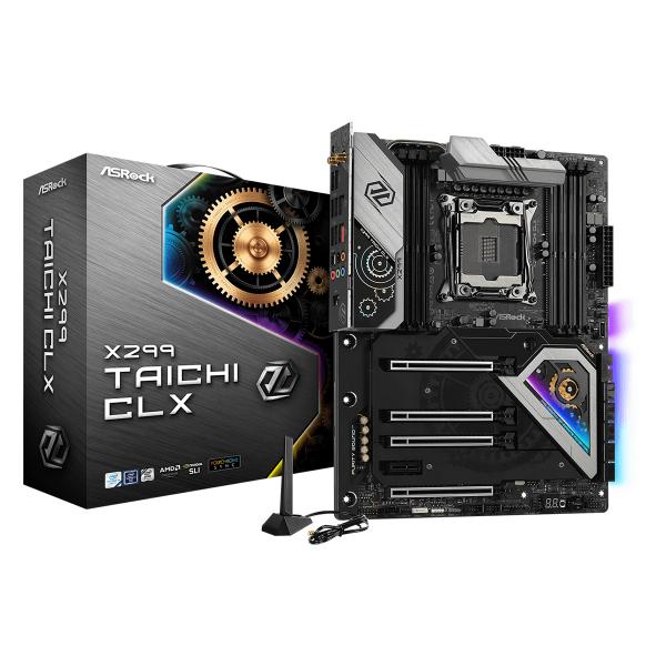 Asrock X299 Taichi Clx Intel® X299 Lga 2066 [socket R4] Atx (x299 Taichi Clx Atx Lga 2066,x299 Taichi Clx, Lga2066, Intel X299, 8x Ddr4, 2.5g Lan, wi