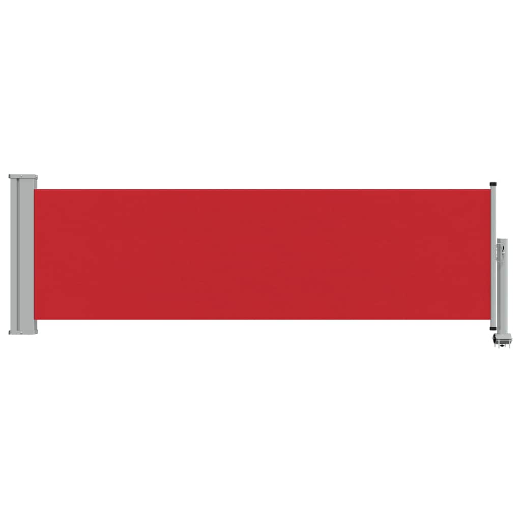 Tenda Laterale Retrattile Per Patio 80x300 Cm Rosso - Image 3